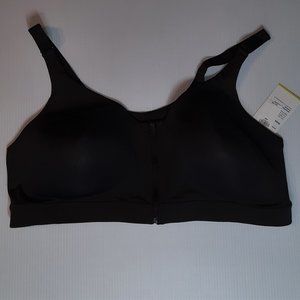 New NWT Old Navy Sports Bras Size 40D Charcoal Powersoft front closure Seamless